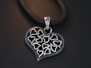 heart pendant 3D Print Model