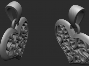 heart pendant 3D Baskı Modeli