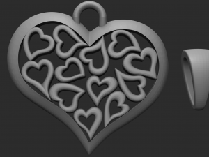 heart pendant 3D Baskı Modeli