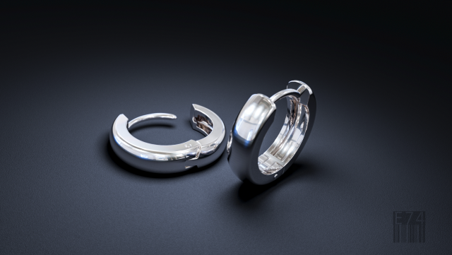 earrings 3D 프린트 모델 .c4d .max .obj .3ds .fbx .stl .blend 