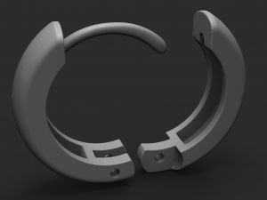 earrings 3D 프린트 모델