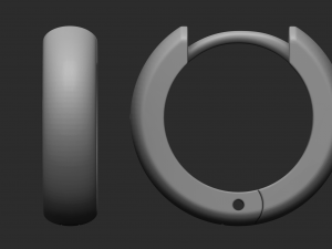 earrings 3D 프린트 모델