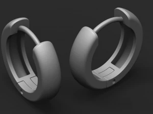 earrings 3D Print Model