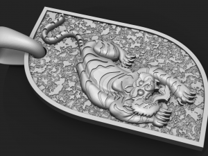 tiger pendant 3D Print Model