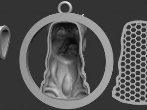jewelry pit bull pendant 3D Print Model