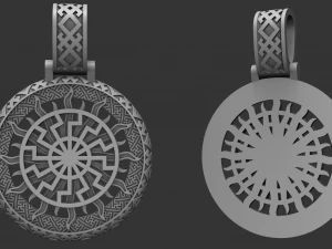 pendant black sun 3D Print Model