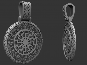 pendant black sun Modelo de impresión 3D