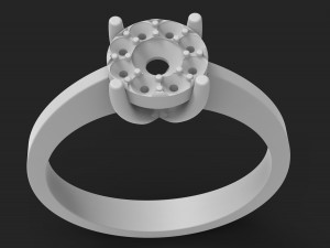 diamond ring 3d Modèles 3D en vedette