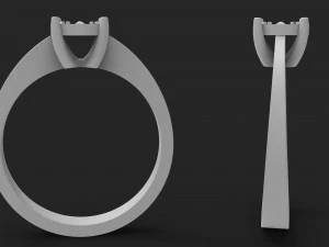 diamond ring 3d 3D Print Model
