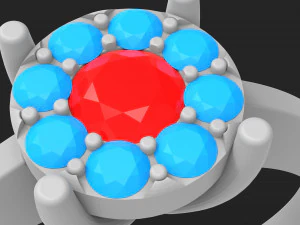 diamond ring 3d 3D Print Model