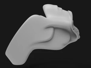 hooded skull ring 3D Print Model