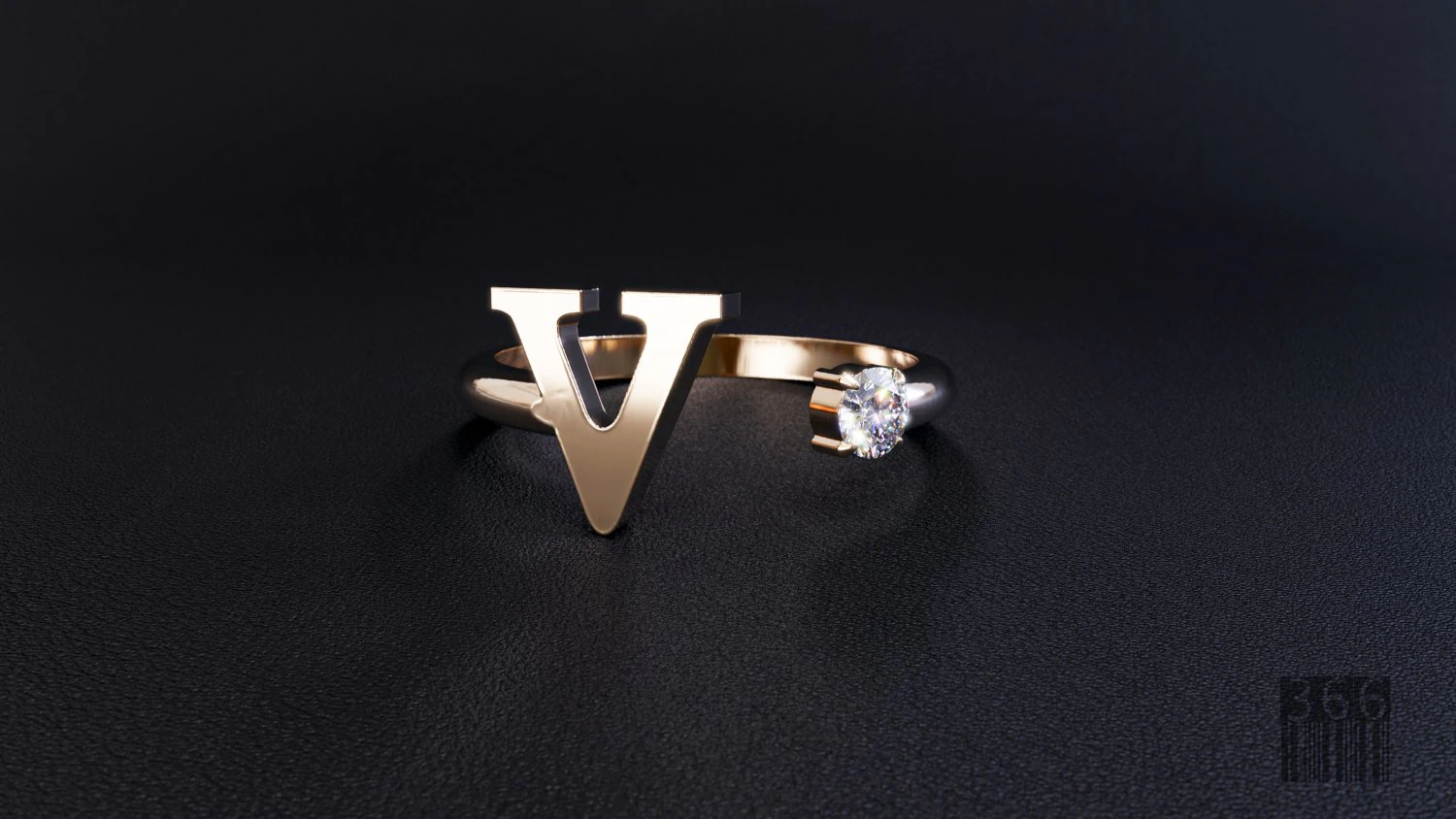 ring v 3D Print Model .c4d .max .obj .3ds .fbx .stl .blend