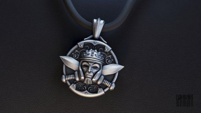 gladiator pendant 3d printing 3D 프린트 모델 .c4d .max .obj .3ds .fbx .stl .blend 