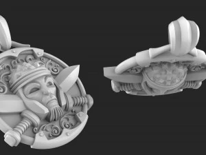 gladiator pendant 3d printing 3D Print Model