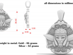 gladiator pendant 3d printing 3D 프린트 모델