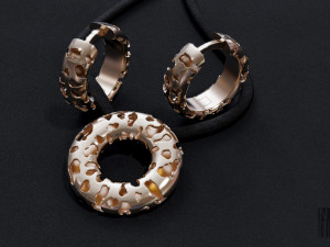 set of earrings and a pendant 3D Print Model