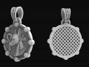 anubis pendant Model Cetak 3D