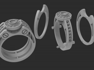 men ring 3D Print Model