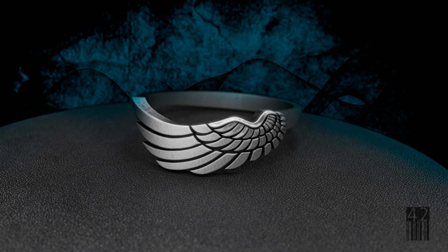 ring wing 3D Print Model .c4d .max .obj .3ds .fbx .stl .blend 