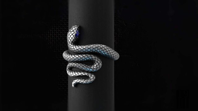 snake ring Modèles 3D en vedette .c4d .max .obj .3ds .fbx .stl .blend 