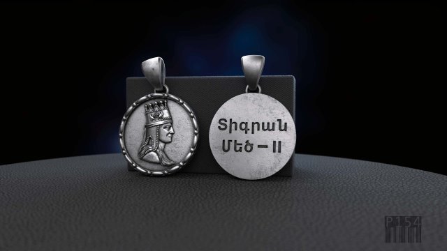 pendant king tigran 2 Model Cetak 3D .c4d .max .obj .3ds .fbx .stl .blend 
