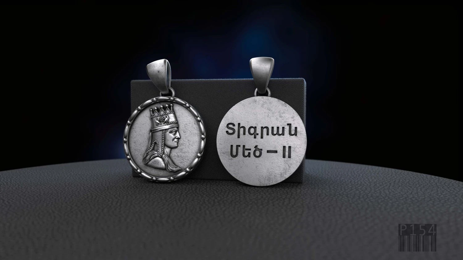 pendant king tigran 2 3D Print Model .c4d .max .obj .3ds .fbx .stl .blend 