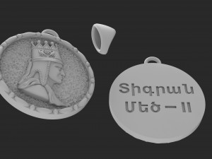 pendant king tigran 2 Model Cetak 3D