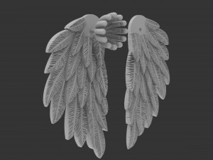 earrings wings with stones Model do druku 3D