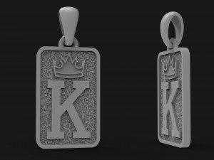 the king pendant 3D Print Model