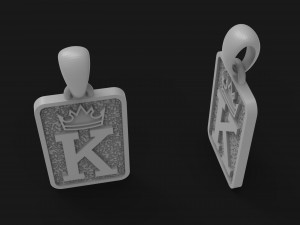the king pendant 3D Print Model