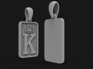 the king pendant 3D Print Model