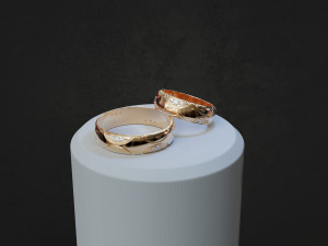 ring with stones 3D Print Model