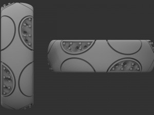 ring with stones 3D Print Model
