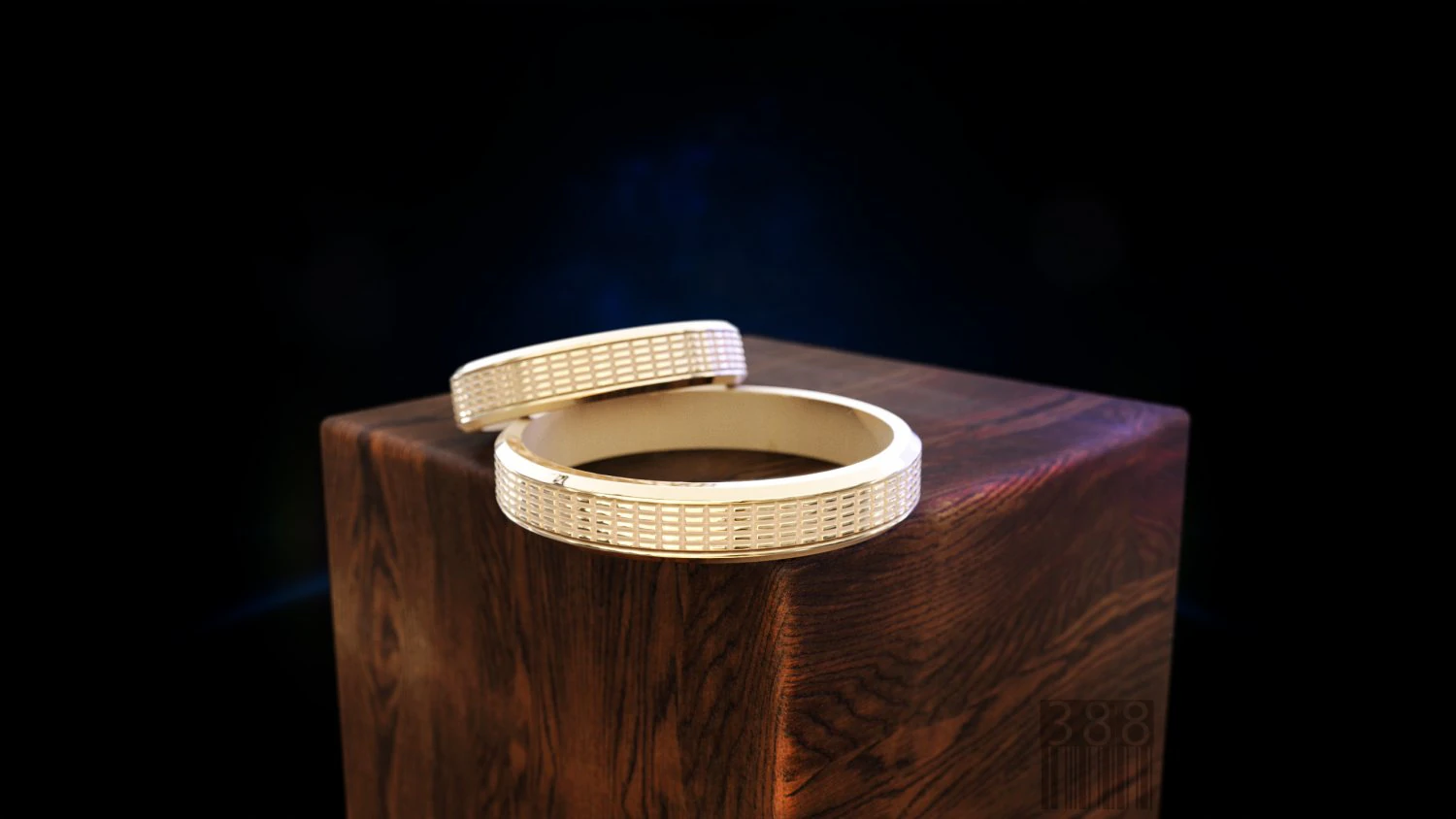 Wedding rings 3D Print Model .c4d .max .obj .3ds .fbx .stl .blend 