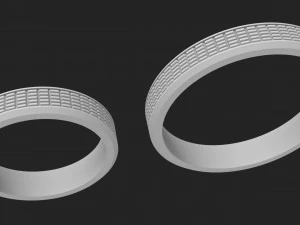Wedding rings 3D Print Model
