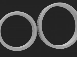 Wedding rings 3D Print Model