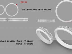 Wedding rings 3D 프린트 모델