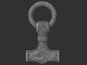 Thors Hammer for printing 3D Print Model