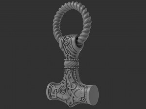 Thors Hammer for printing 3D Print Model