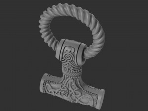 Thors Hammer for printing 3D Print Model