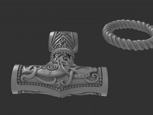 Thors Hammer for printing 3D Print Model