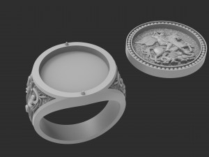 Ring of St george the victorious for printing Modelo de impresión 3D