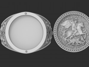 Ring of St george the victorious for printing Modelo de impresión 3D