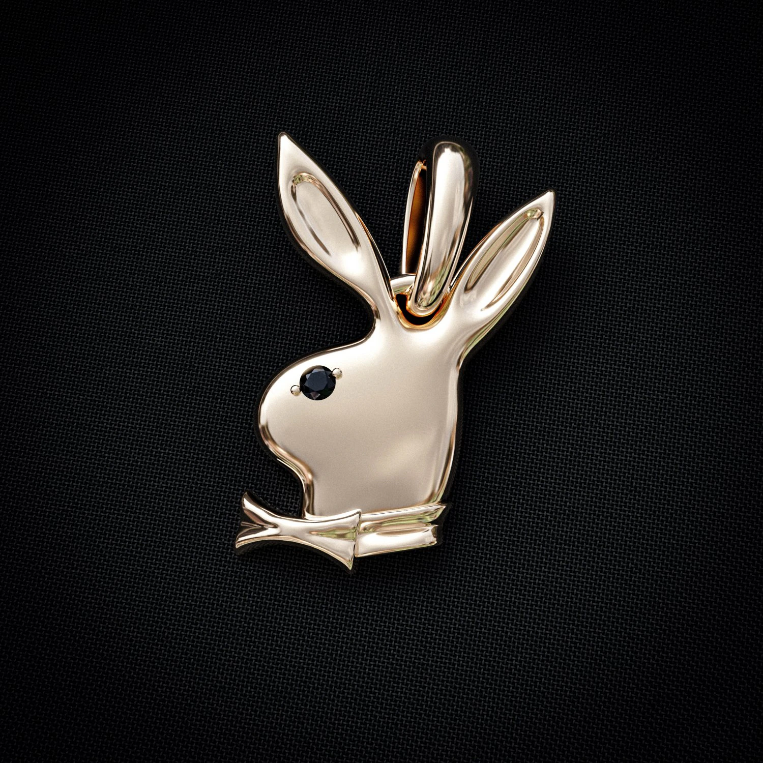 Playboy pendant 3D Print Model .c4d .max .obj .3ds .fbx .stl .blend 