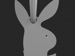 Playboy pendant 3Dプリントモデル