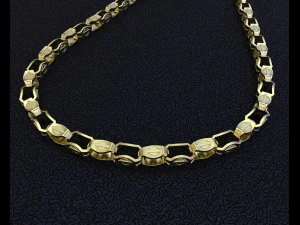gold chain 3D Model