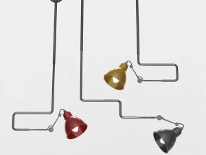 illuminazione a soffitto - edizione dcw lampe gras 312l Modello 3D