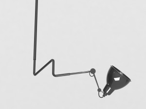 ceiling lighting - dcw edition lampe gras 312l Model 3D