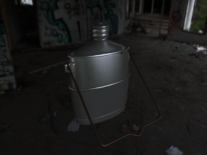 flask military 3D Модель
