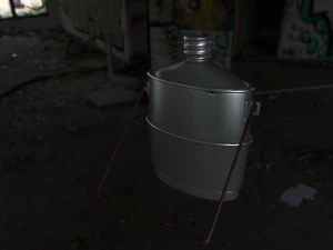 flask military 3D Model